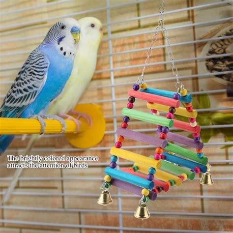 Trust Balan Oire D Oiseau Cage Oiseaux Perroquet Cloches Jouets