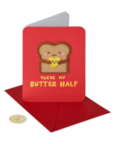 Papyrus Valentine S Day Card You Re My Butter Half Ct Kroger