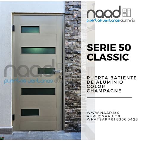 Puerta De Aluminio Serie Classic Eurovent Naad