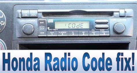 Code On Honda Civic Radio