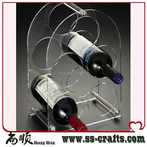 Acrylic Wine Rack Wine Holder Wine Bottle Holders 5 Bottle In Wine