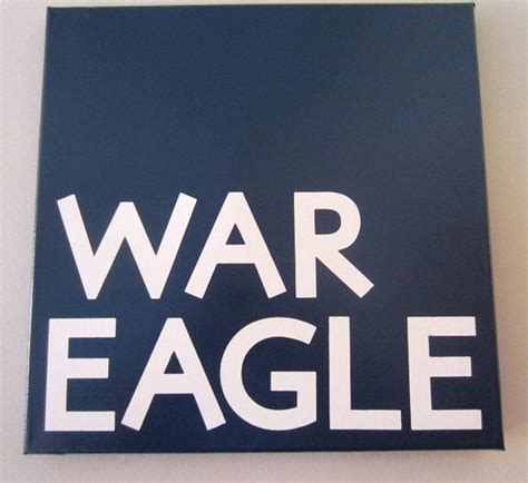 Auburn War Eagle Canvas Art