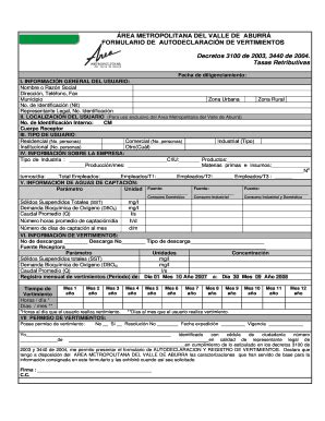 Fillable Online Metropol Gov Rea Metropolitana Del Valle De Aburr