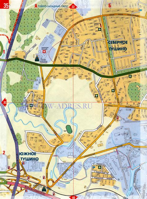 Карта СЗАО Москвы. Подробная карта СЗАО Северо-западного округа г ...