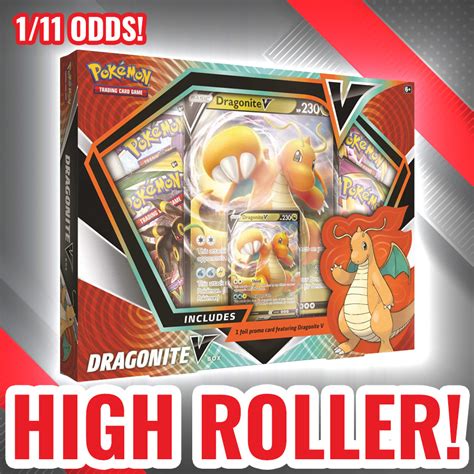 High Roller Special Pok Mon Dragonite V Collection Box Odds