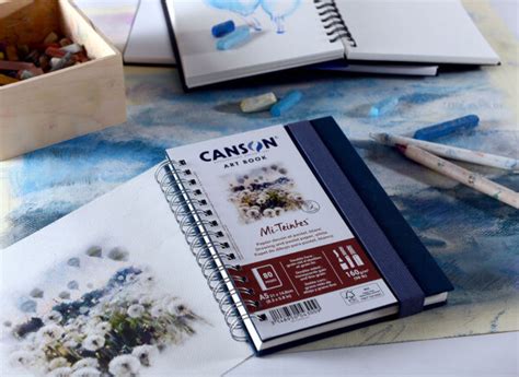 CANSON Carnet De Croquis ART BOOK Mi Teintes A5 Blanc Internetstore