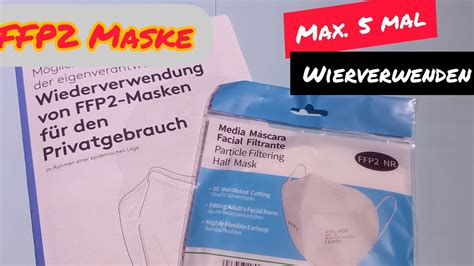 Ffp Maske Wiederverwenden Youtube