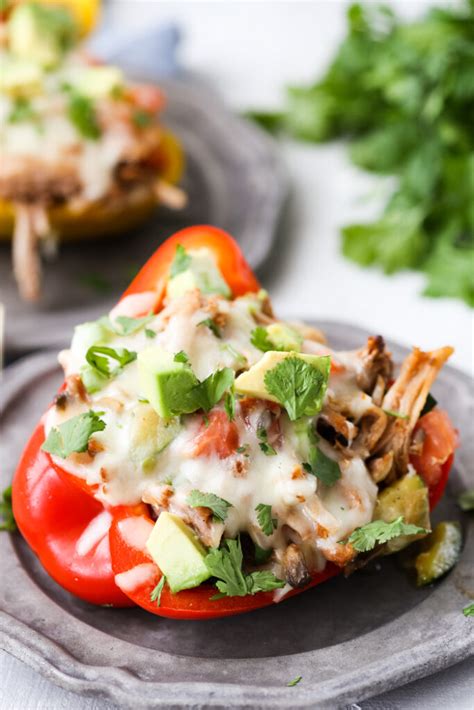 Sweet And Smoky Pork Stuffed Peppers Easy Peasy Meals