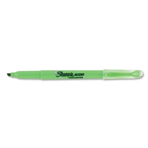 Sharpie® Accent Pocket Style Highlighter Chisel Tip Fluorescent Green