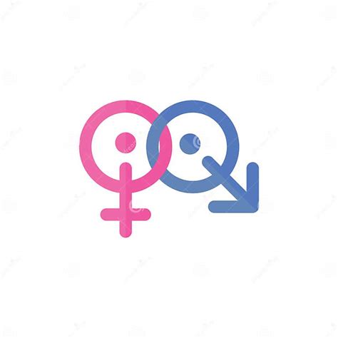 Gender Equality Symbol Icon Vector Illustration Stock Illustration Illustration Of Gender