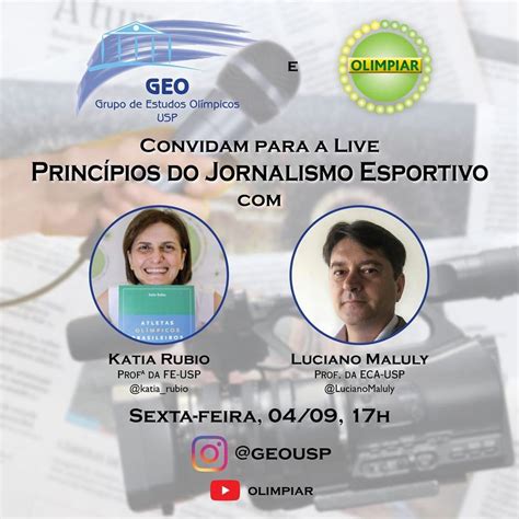 Live Professor Da ECA Debate Jornalismo Esportivo Jornalismo