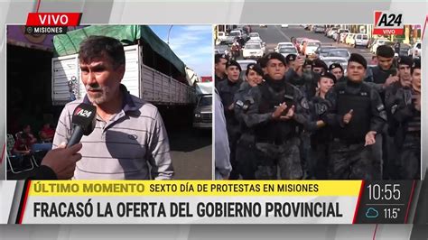 RECRUDECE el CONFLICTO en MISIONES así se sumaron las Fuerzas