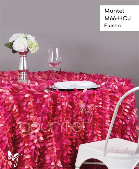 Mantel M66 HOJ Fiusha Mantelería Gourmet