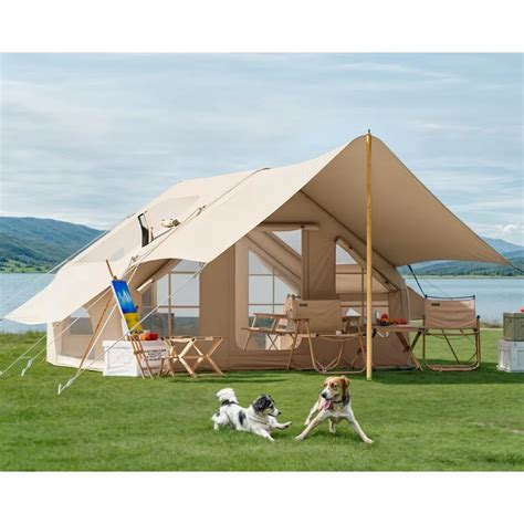 inflatable family camping tent adventure load