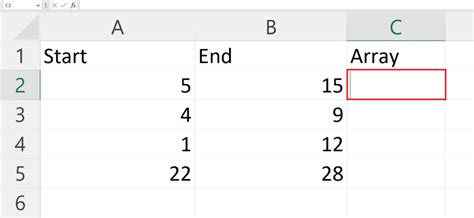 How To Create An Array In Microsoft Excel Spreadcheaters