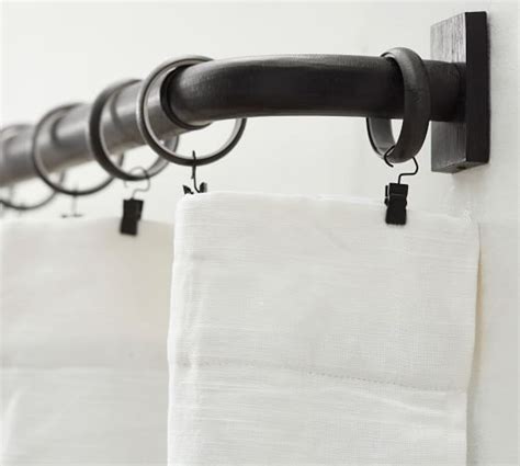 Hidden Connection Room Darkening Curtain Rod | Pottery Barn