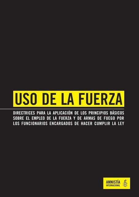 USO DE LA FUERZA