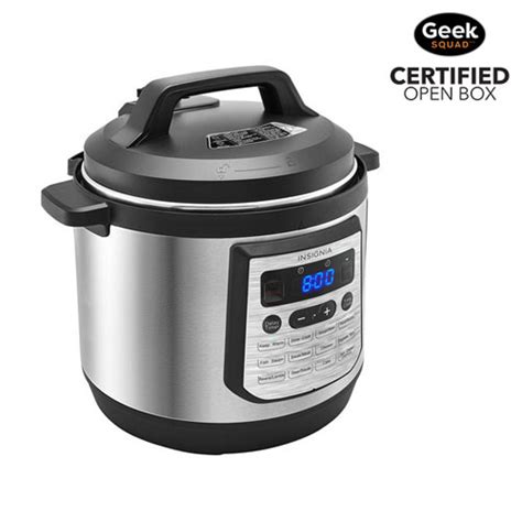 Insignia Quart Multi Function Pressure Cooker Stainless Steel