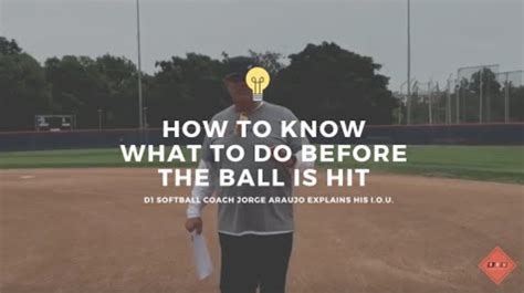 Fastpitch Softball Fielding Drills: How To Know What To Do Before The Ball Is Hit – Applied ...