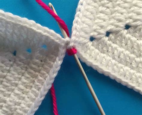 Joining Granny Squares Using Slip Stitch Kerri S Crochet