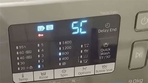 What Does Sc Mean On A Samsung Washing Machine Washing Machine