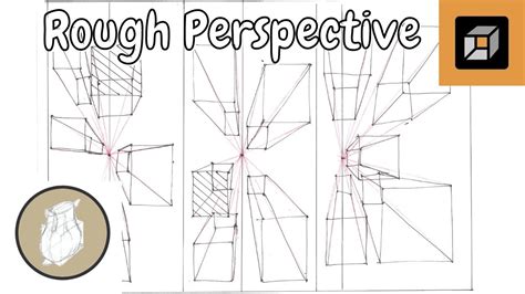 Draw With Me Drawabox Lesson 1 Exercise 8 Rough Perspective Youtube