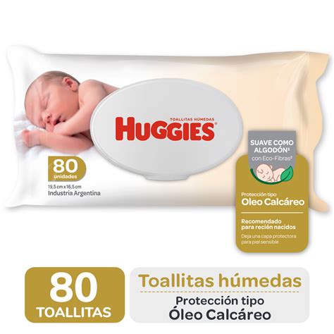 Toallitas Húmedas Huggies Óleo Calcáreo x80 uds