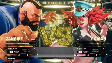 Sfv Champion Edition Asase Zangief Vs Q Taro Poison Online