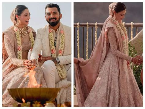 Engagement Ring Mangalsutra And Nude Make Up Decoding Athiya Shettys Minimalistic Bridal Look