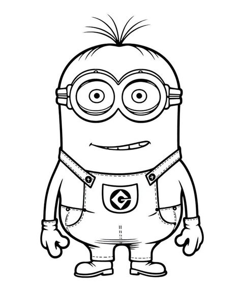 Minions Color Sheet Free Printable