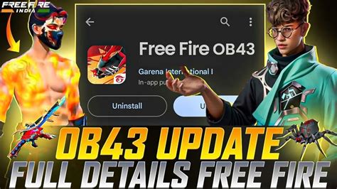 Free Fire New OB43 Update OB43 আপডট ক ক পরবরতন হত যচছ