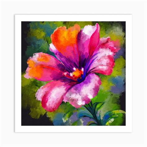 A Flower In The Garden Art Print By Nora Gad Fy