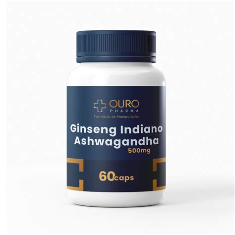 Ginseng Indiano Ashwagandha Mg Ou C Psulas Ouro Pharma