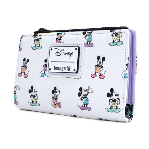 Loungefly X Disney Mickey Mouse Pastel Poses Wallet