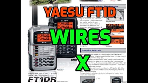 Yaesu Ft D Wires X Control Save Categories Youtube