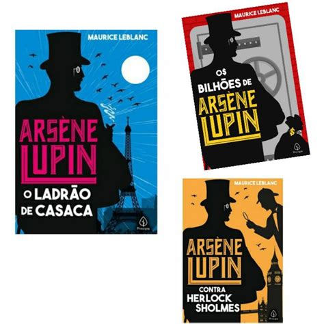 Kit 3 Livros Arsene Lupin Ladrão De Casaca Contra Bilhoes Shopee