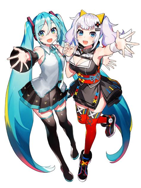 輝夜月 初音ミク×輝夜月 Mika Pikazoのイラスト Pixiv 初音ミク ボーカロイド キャラクターデザイン