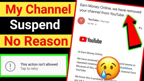 My Channel Suspend Without Any Reason How To Recover Suspended