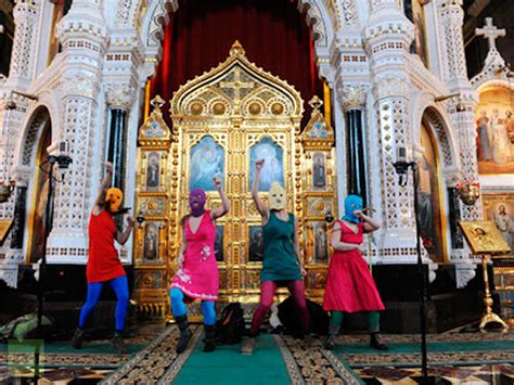 Pussy Riot In The Cathedral Of Christ The Savior In Moscow February St Pussy Riot