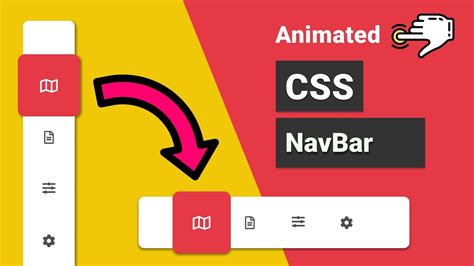 Animated Responsive Navbar With Css Using Flexbox Youtube