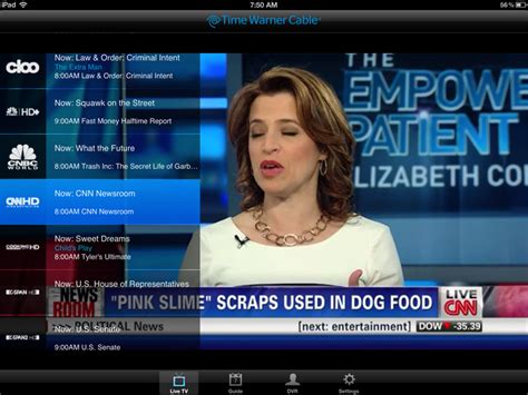Time Warner Cable TV iPad App Review