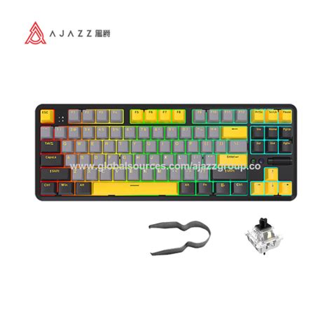 Buy Wholesale China Oem 87 Keys Wired Gaming Hot Swap Keyboard Oem Height Pbt Keycaps Tkl Size