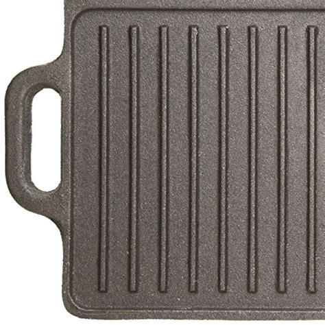 Kitchencraft Cast Iron Griddle Plate With Handles Induction Safe X