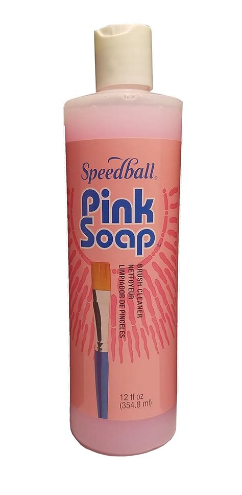 Pink Soap 12 Ounce Brush Cleaner And Conditioner New Free Shipping