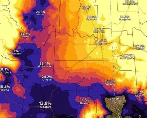 Record Lows Recorded In Wenatchee; Snow, Freezing Rain Coming