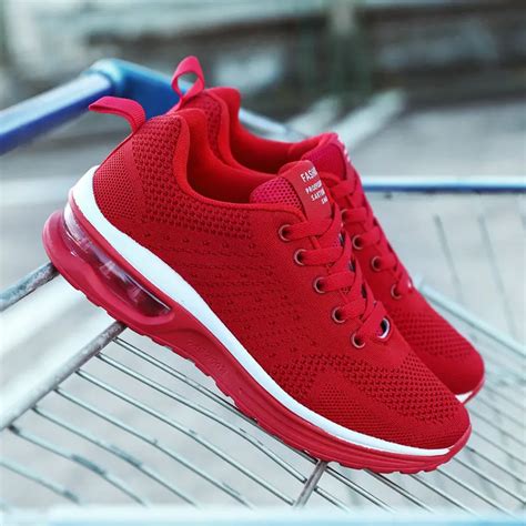 Venta Tenis Para Dama Rojos En Stock