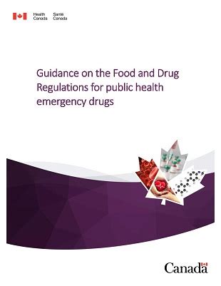 Guidance on the Food and Drug Regulations for public health emergency ...