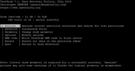 Testdisk Linux教程如何在linux中安装和使用testdisk数据恢复工具 Csdn博客