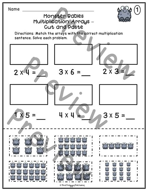 Multiplication Arrays Worksheets Multiplication Practice Made By Teachers