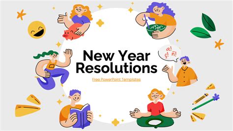 Free New Year Resolutions Powerpoint Template Prezentr